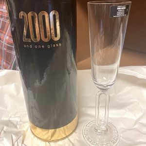 Six Riedel Champagne Flutes